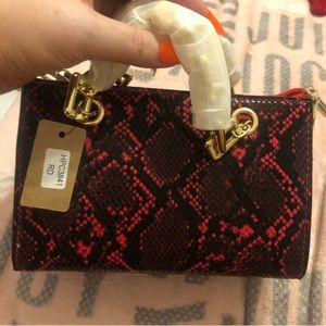 COPY - Small bag- red/black print